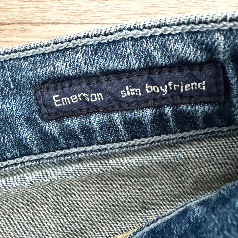 Citizens of Humanity Women's Vintage Embroidered Emerson Slim Boyfriend Jean 24 - Picture 4 of 14